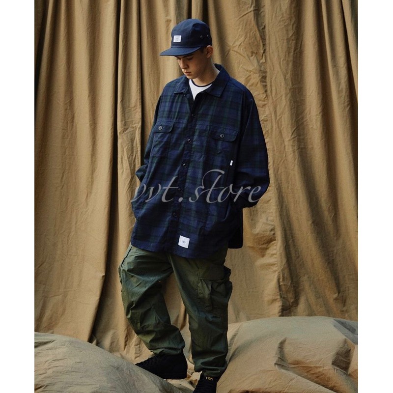 WTAPS 21SS WCPO / LS / COPO. RIPSTOP. TEXTILE. COOLMAX® 長袖襯衫