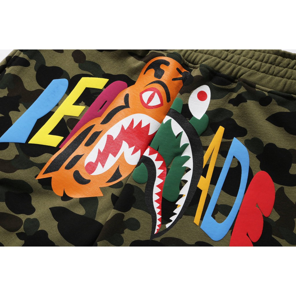 預購2月27號BAPE x READYMADE TIGER SHARK 虎鯊短褲SHORTS | 蝦皮購物