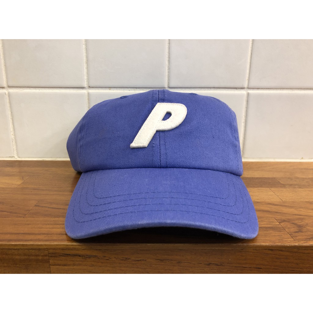 UNIQUE | 全新現貨PALACE P 6-PANEL CAP 大P LOGO 六片帽老帽靛藍