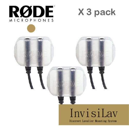 【EC數位】RODE invisiLav 3 pack 領夾式 麥克風 收音 隱藏式 採訪 錄影 蝦皮購物