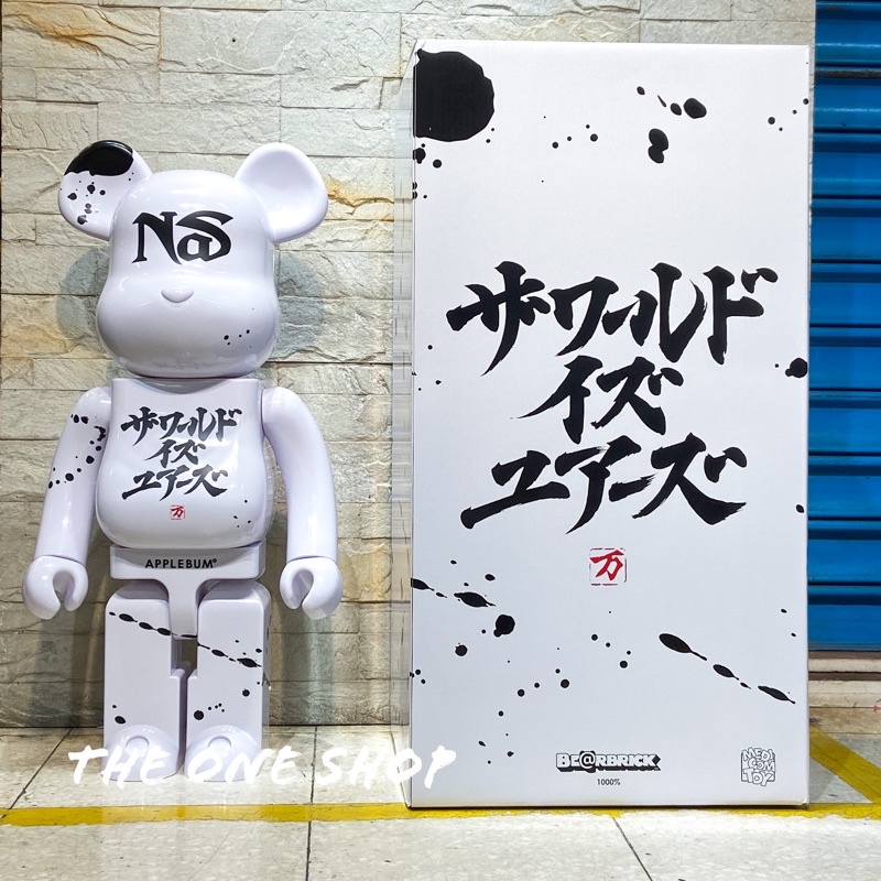 TheOneShop BE@RBRICK x NAS x APPLEBUM 聯名庫柏力克熊1000% | 蝦皮購物