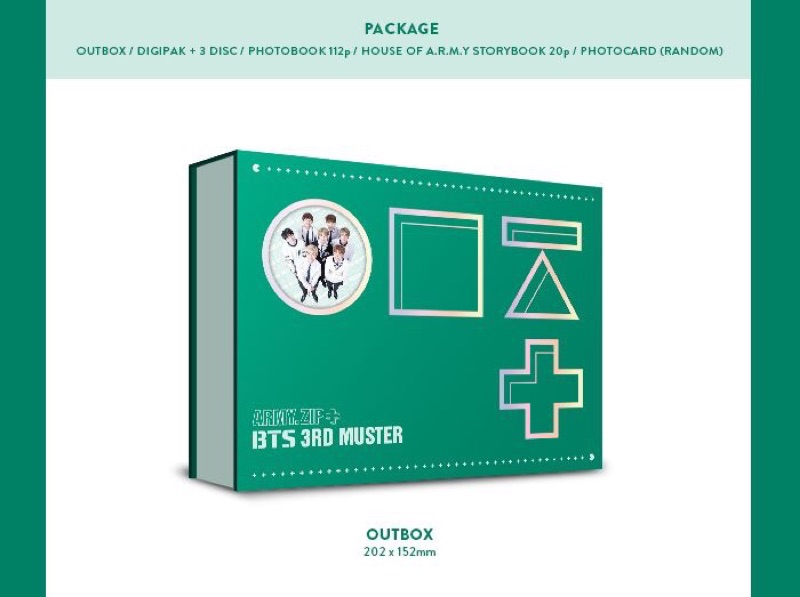 BTS 3rd muster 3期 ARMY ZIP ブルーレイ blu-ray 【公式通販】