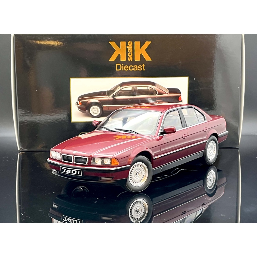 KK scale 1/18 BMW 740i E38 1994 red MASH | 蝦皮購物