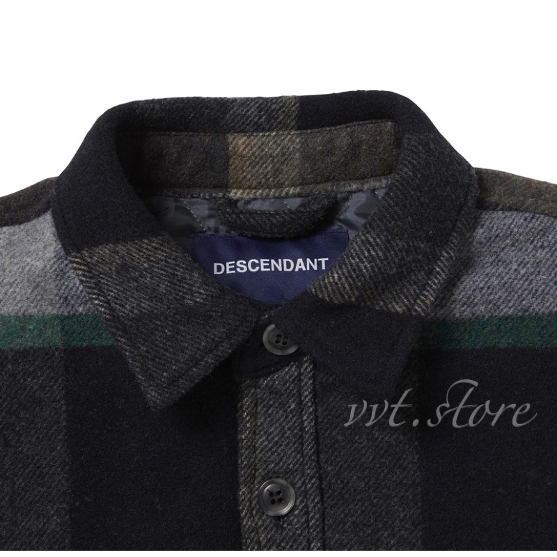 DESCENDANT 21AW CLAIRTON PLAID JACKET 長袖襯衫 外套 夾克