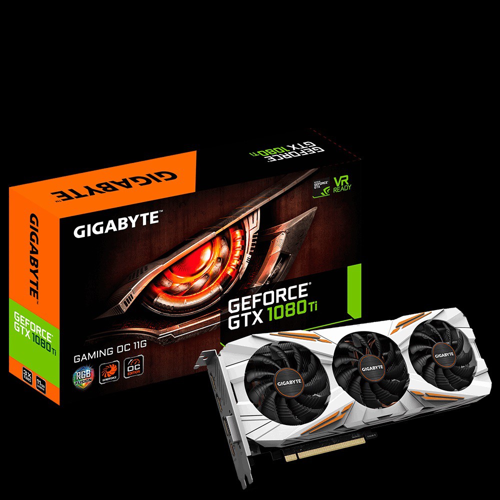 技嘉 GTX 1080Ti Gaming 11G 庫存新品 電競顯卡 白色 三風扇 原廠保固 RTX 2070S 可參考