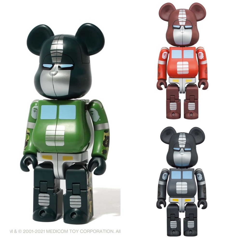 ☆AirRoom☆【現貨】BAPE AEP BE@RBRICK TRANSFORMERS 200% 庫柏力克