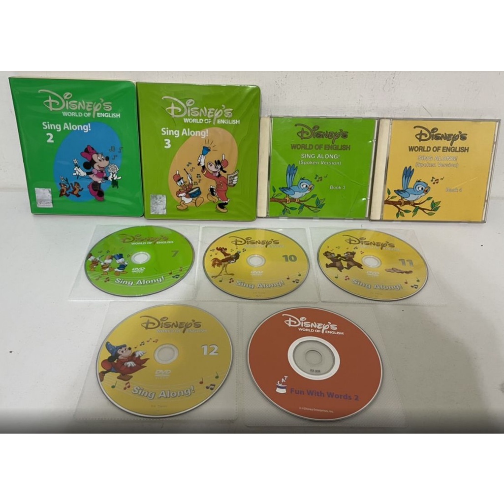 寰宇迪士尼美語 sing along　Fun with words　CD 及 DVD 散片出清　Disney 寰宇家庭