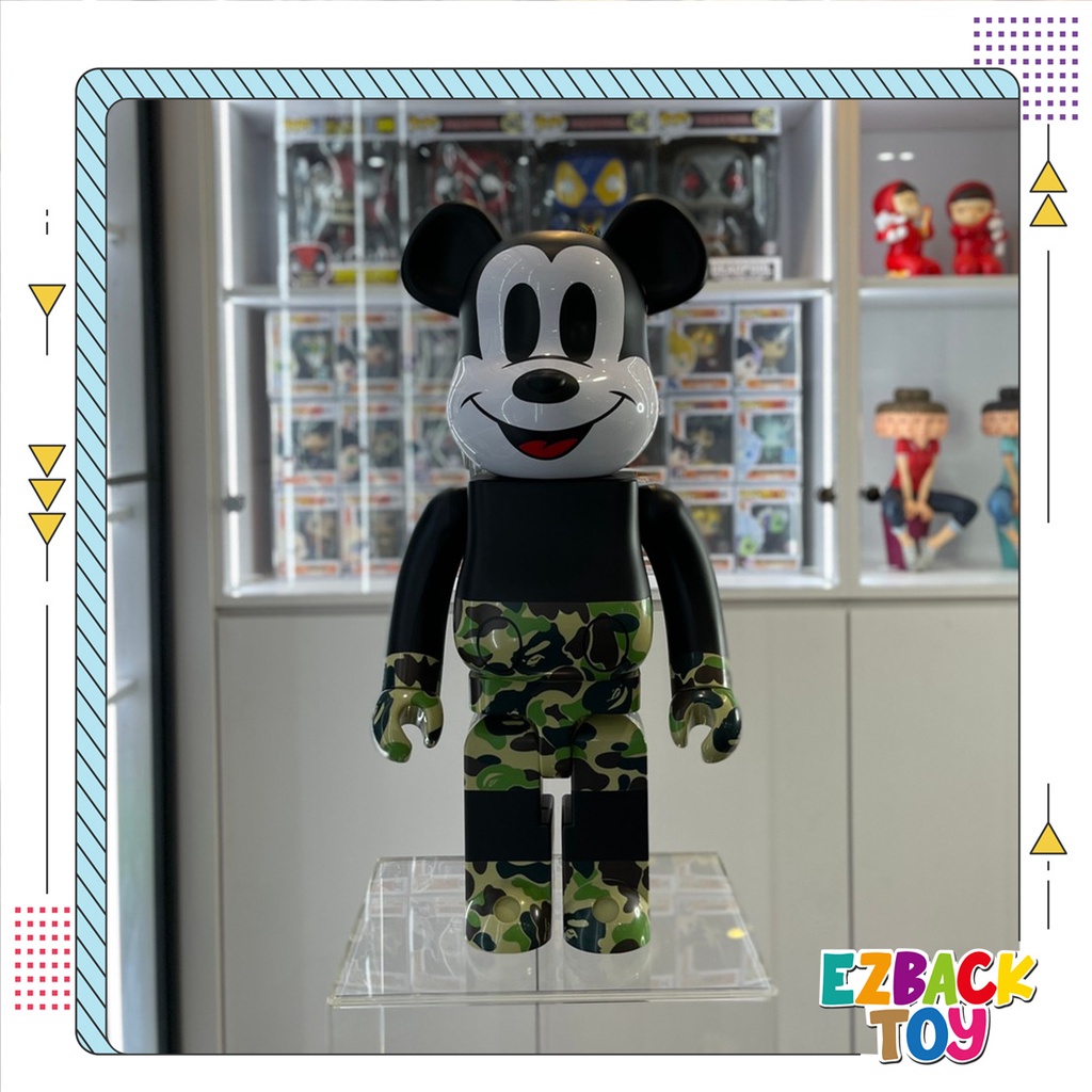 Ezback 藝立倍】Be@rbrick 1000% MICKEY THE TRUE ORIGINAL BAPE