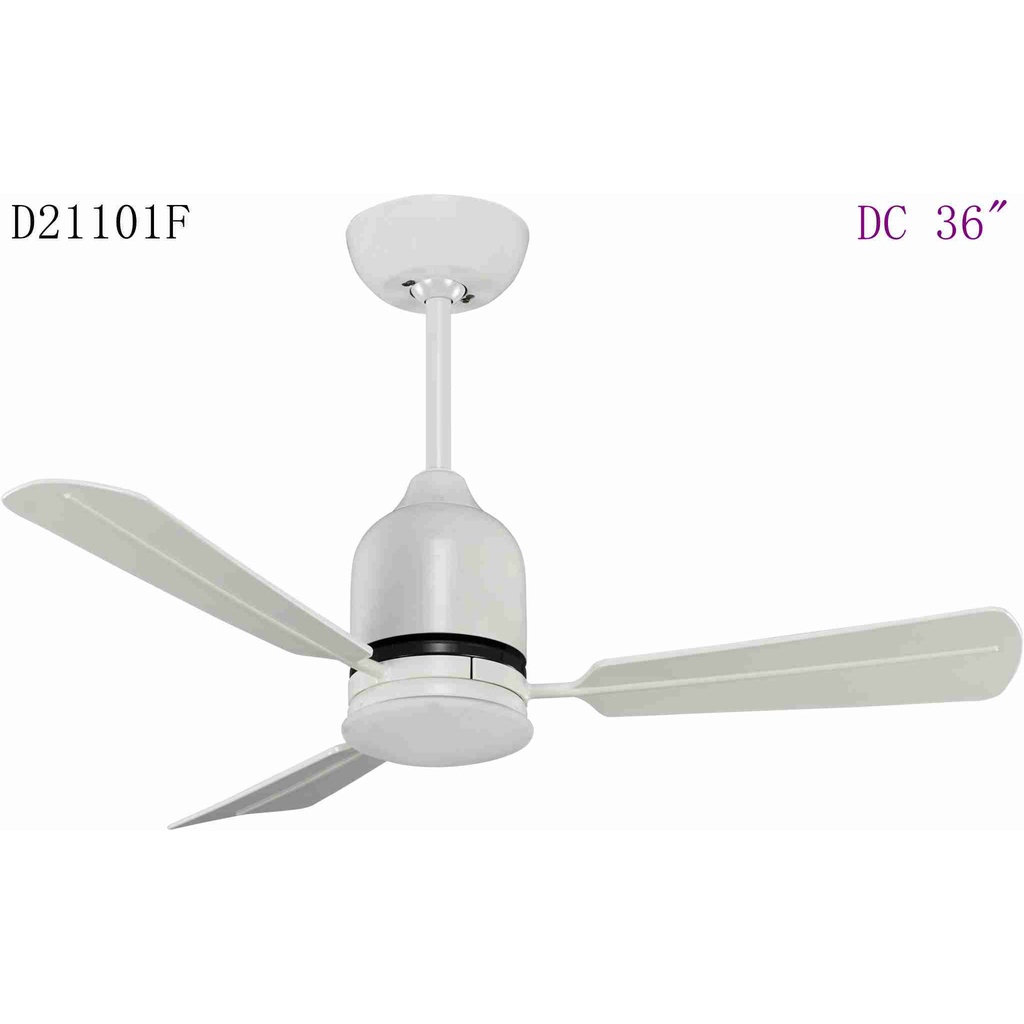 吊扇 DC 36吋 D21101F節能 D C直流無刷 /小樽系列/白色/ 附遙控器 單燈LED 16W | 蝦皮購物