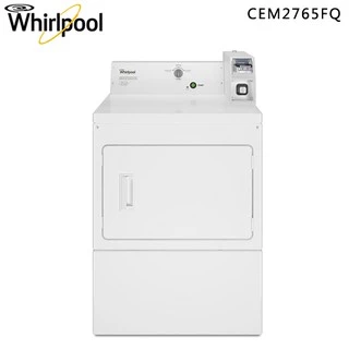 Whirlpool 惠而浦 ( CEM2765FQ )12KG 美製 3行程商用投幣式乾衣機-電力型