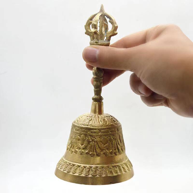 已開光 佛教/佛铃/道士铃/铜铃/法铃/三叉铃/三清铃三叉铜金刚大佛铃 佛教法器 | 蝦皮購物