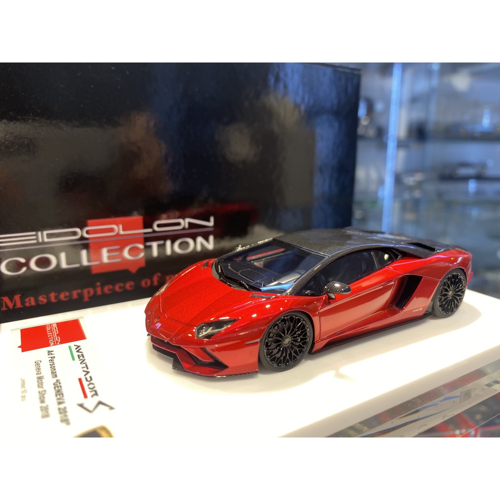 吉華科技@MakeUp EM437 Lamborghini Aventador S Ad Personam 紅1/43