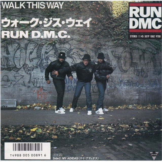 Walk This Way - Run D.M.C. feat. Aerosmith（7吋單曲黑膠唱片）日本盤