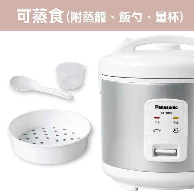 經典一鍵回歸純粹的米飯香！Panasonic 國際牌 10人份機械式電子鍋 SR-RN189 深度推薦與分析