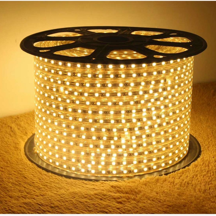 LED燈帶 110V高亮燈條 戶外防水 5050 七彩軟燈帶 16色RGB 家用客廳裝飾 吊頂暗槽 工程 超亮照明 變色 | 蝦皮購物