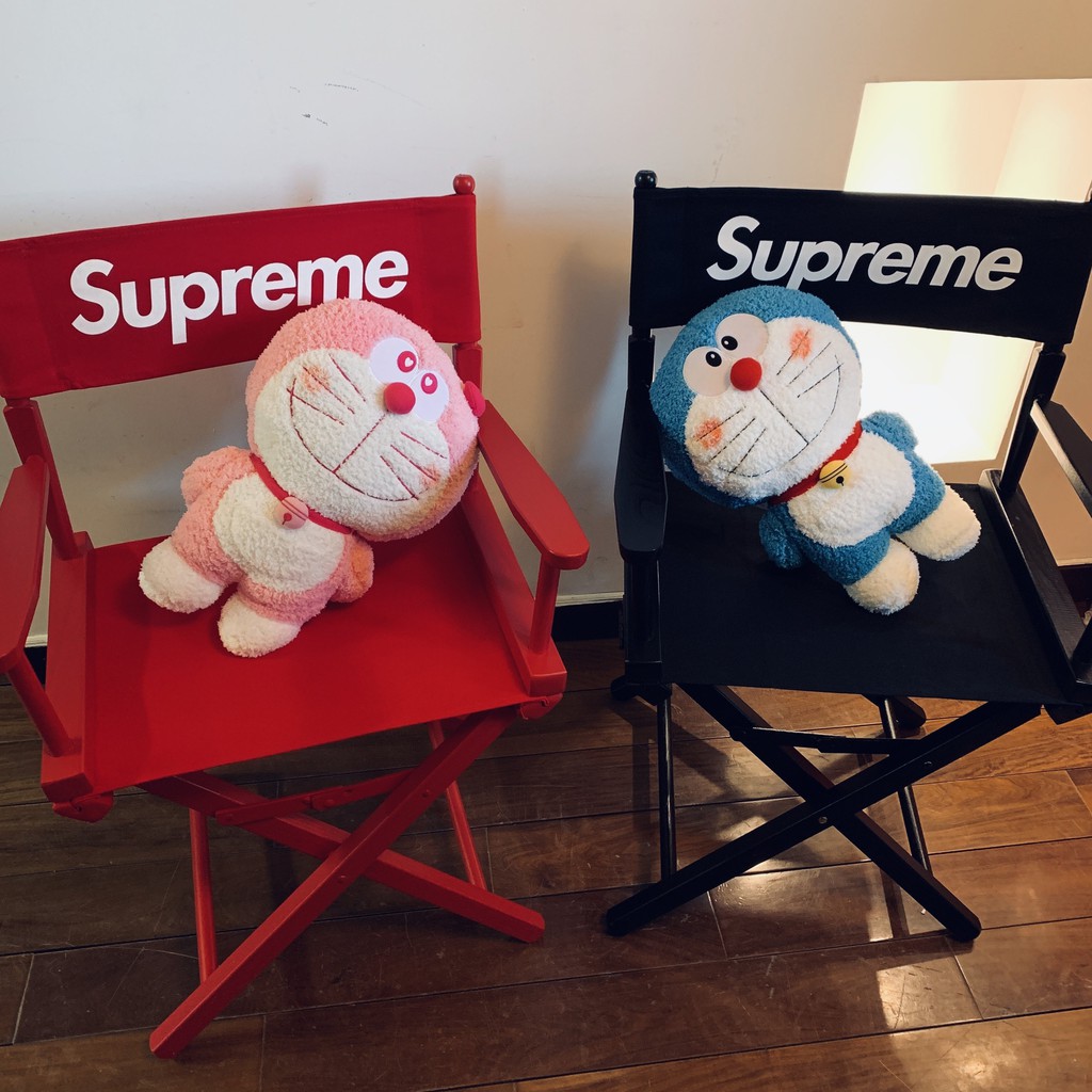 全新限量免運Supreme 19ss Director's Chair 導演椅黑紅色導演椅子戶外