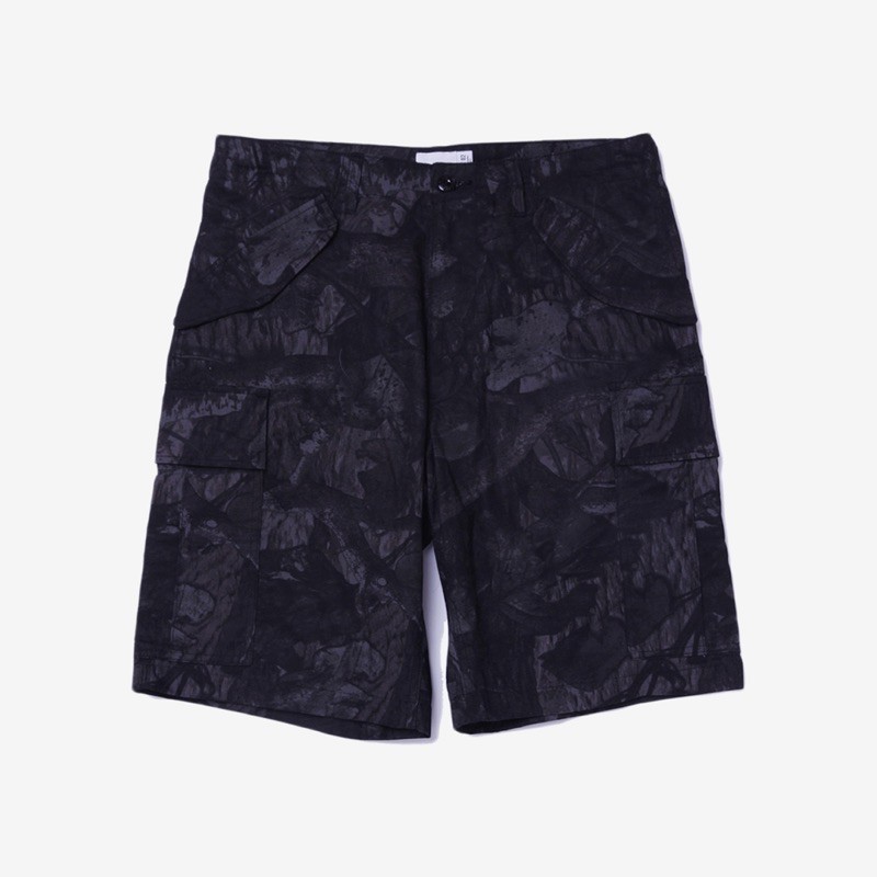 20SS Wtaps cargo short Camo 非目錄隱藏版黑色叢林迷彩口袋短褲L