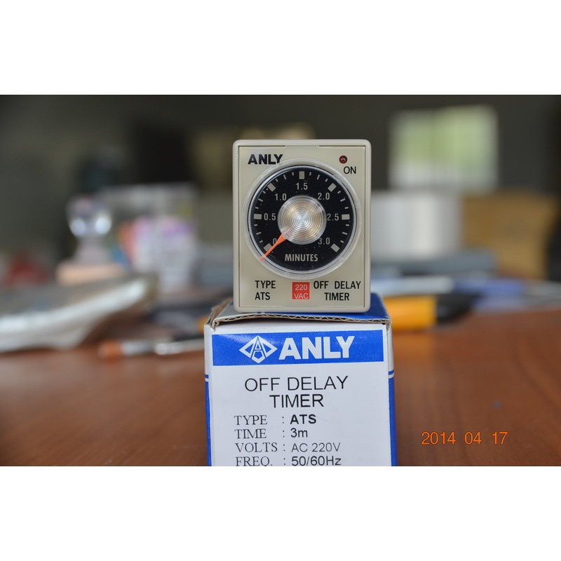 安良/陽明 ATS 斷電延遲繼電器 斷電延遲計時器 off delay timer 220V | 蝦皮購物