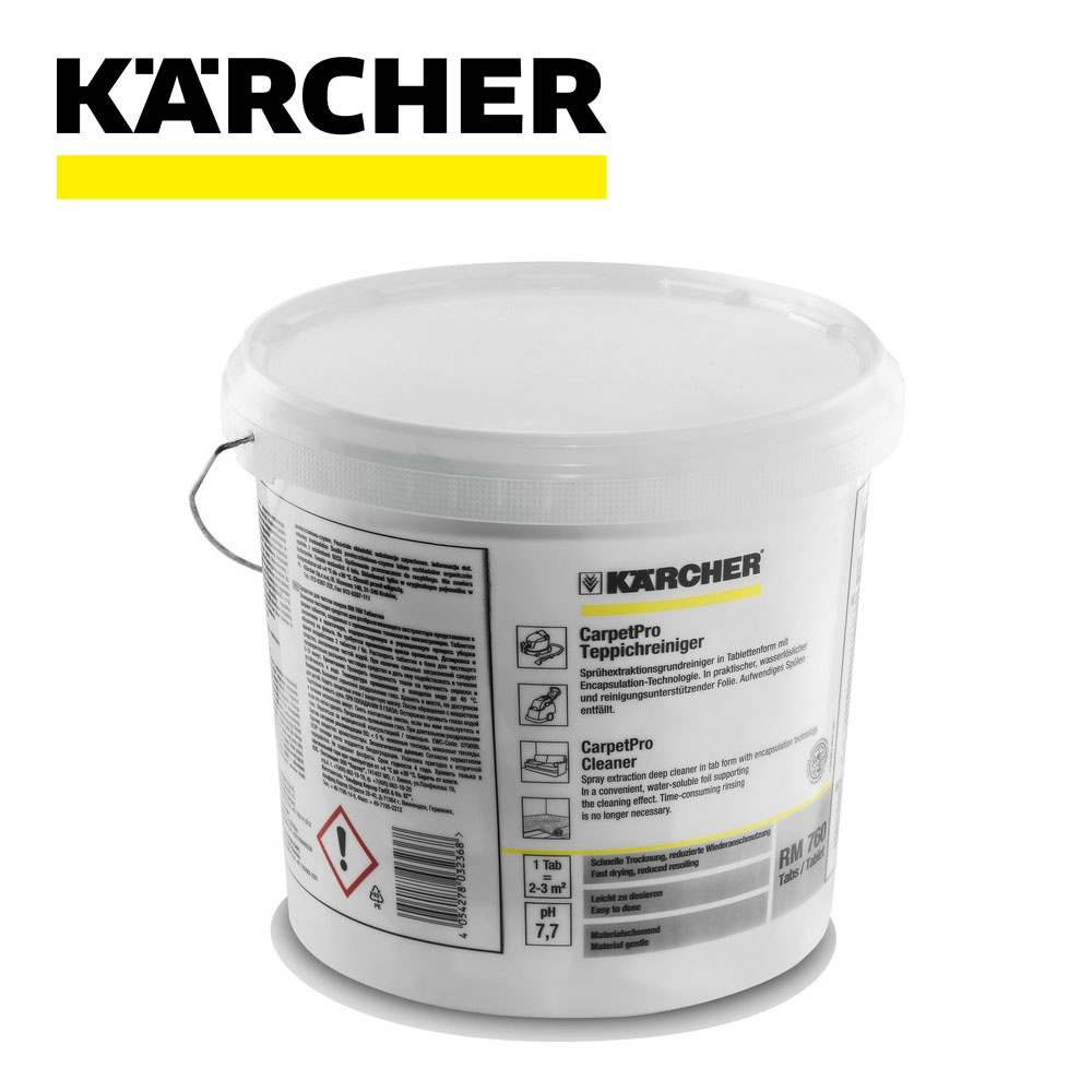 【KARCHER 德國凱馳】PUZZI系列 耗材 // RM760 地毯去污清潔錠 200錠桶裝 62958510 | 蝦皮購物