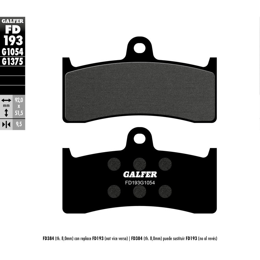 西班牙製Galfer FD193G1651 CB1300 ZX7RR Nissin 對六來令煞車皮| 蝦皮購物