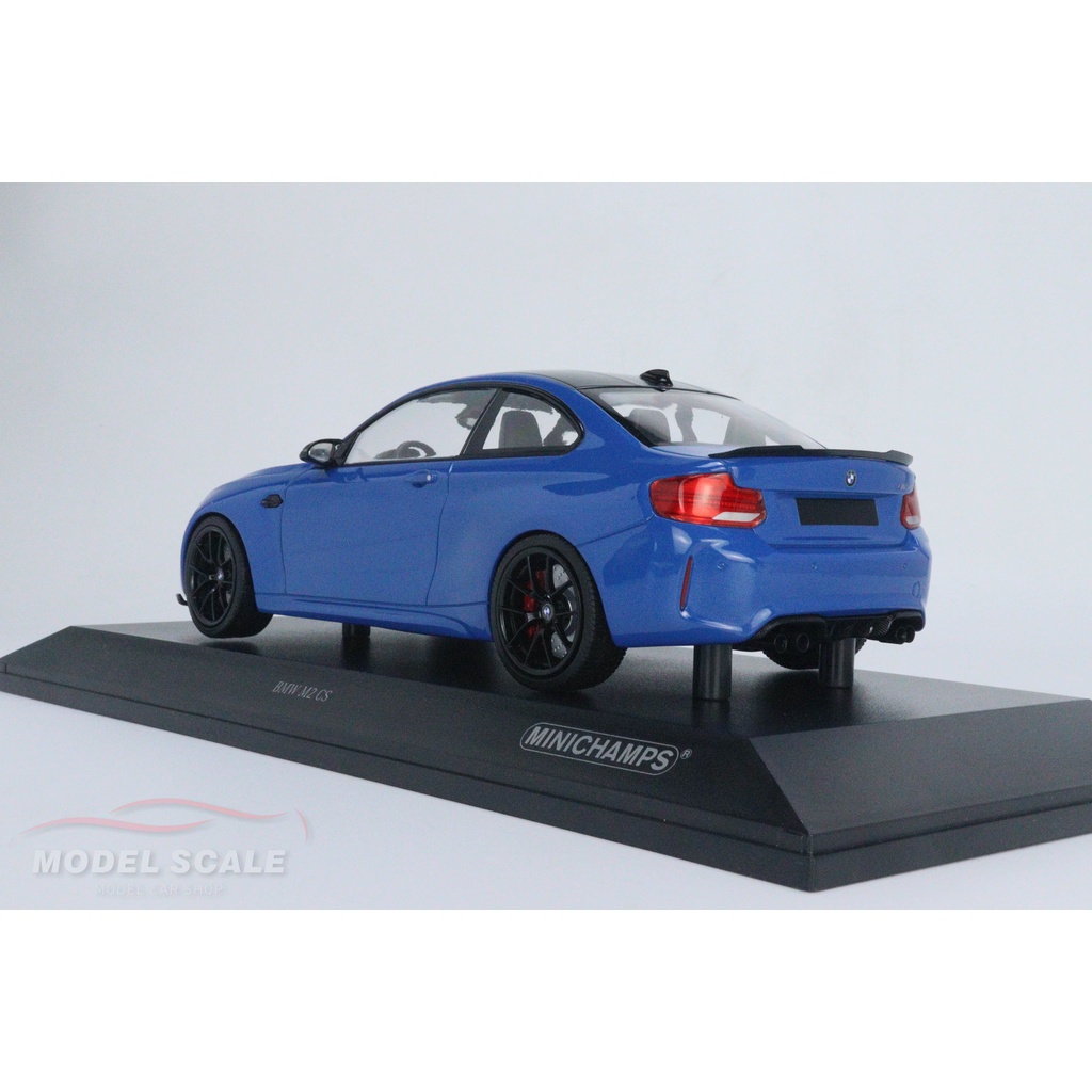 模例】Minichamps 1/18 BMW M2 CS 2020 藍色黑輪| 蝦皮購物