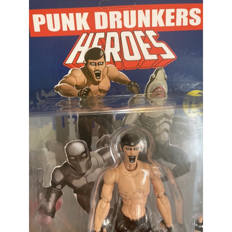 稀有全新Punk drunkers X 1000toys 聯名AITSU 1/12 可動千值練 稀有全新Punk drunkers X 1000toys 聯名AITSU 1/12 可動千值練