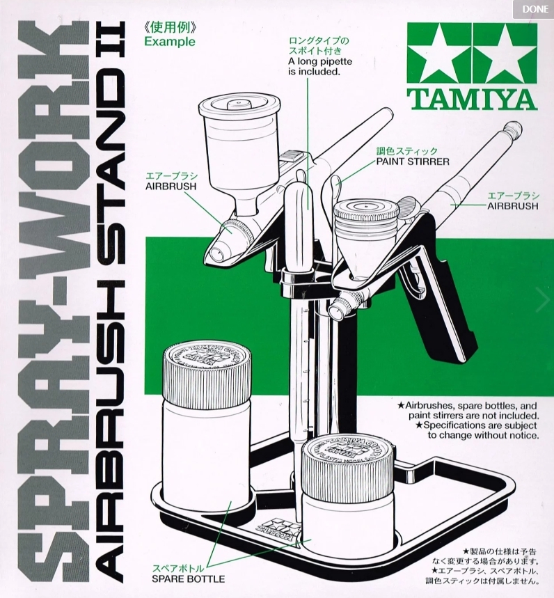 Tamiya 74539 Spray-Work Airbrush Stand II