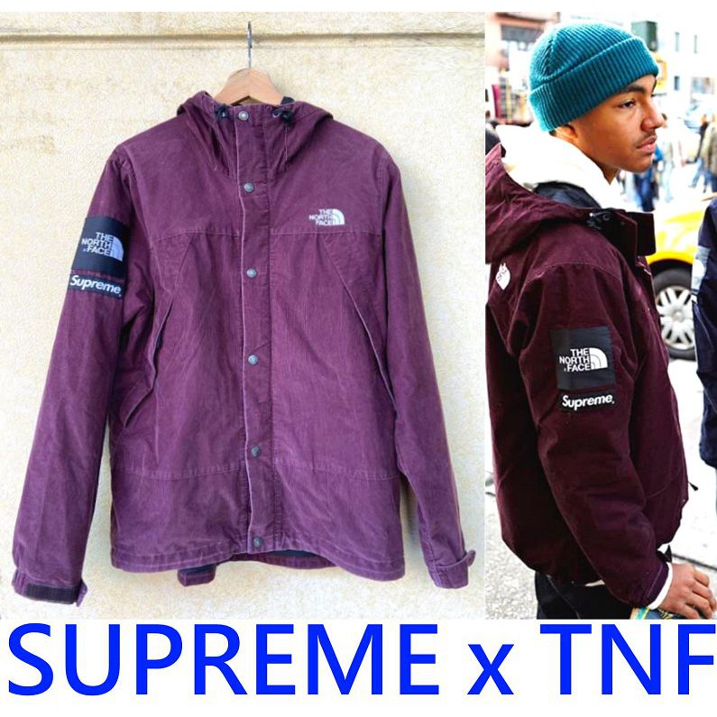 Supreme on sale tnf corduroy