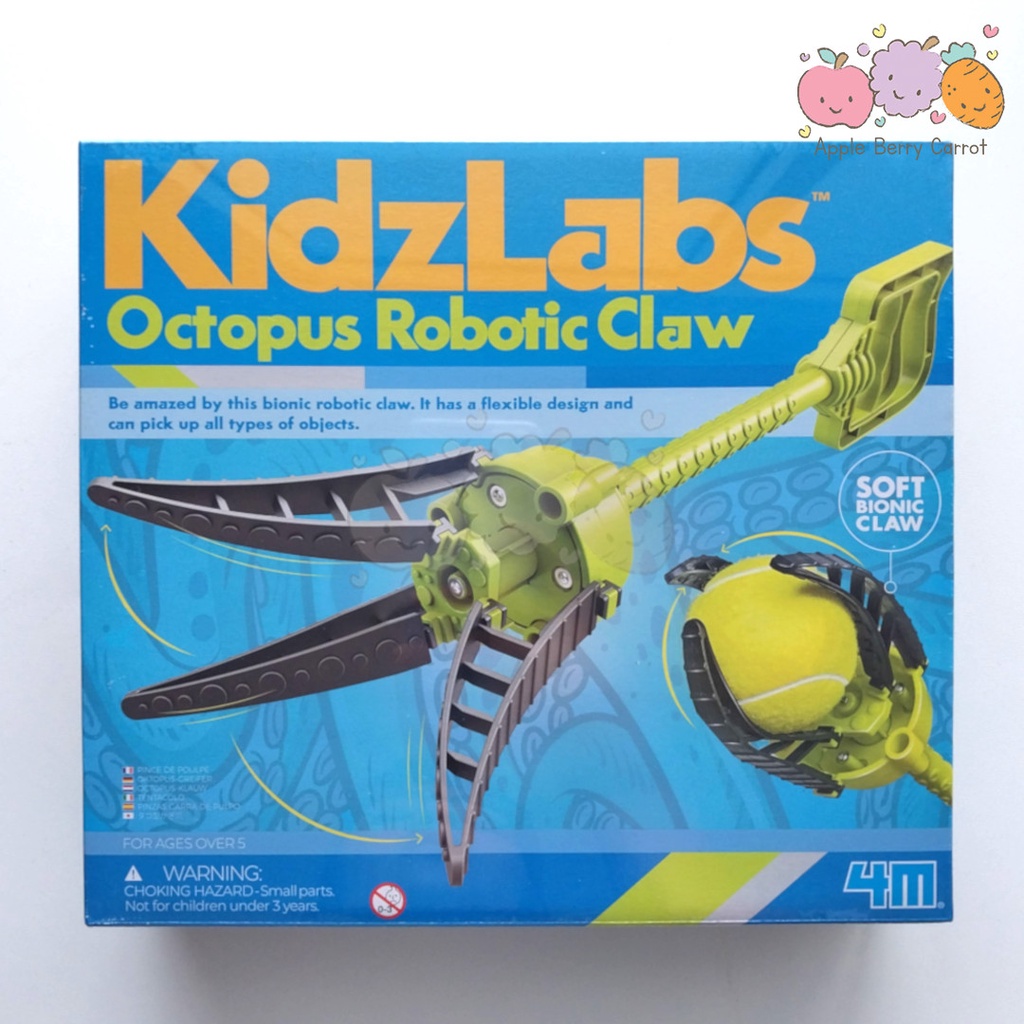 4M Octopus Robotic Claw KidzLabs Kidz 兒童實驗室實驗室隊長玩具 | 蝦皮購物