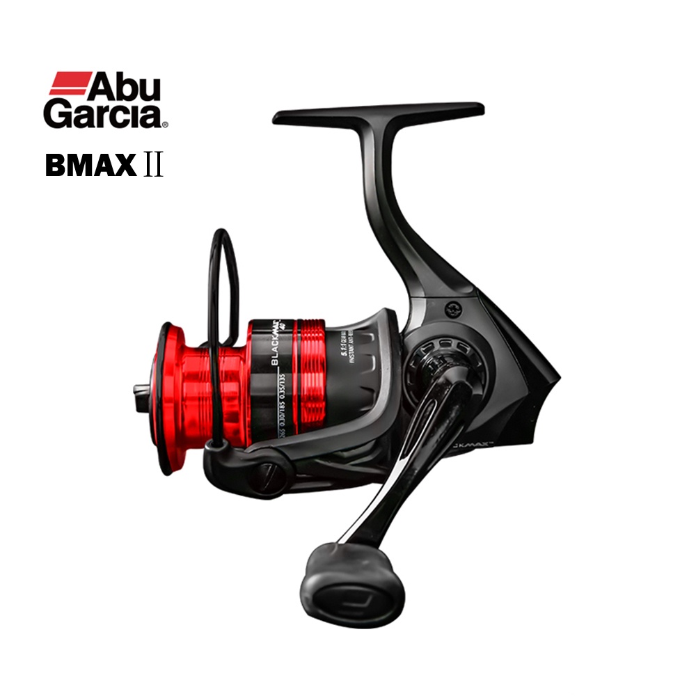 Abu Garcia Bmax II 黑色Max II 1000-5000 旋轉漁線輪4 + 1BB 鹽罩石墨