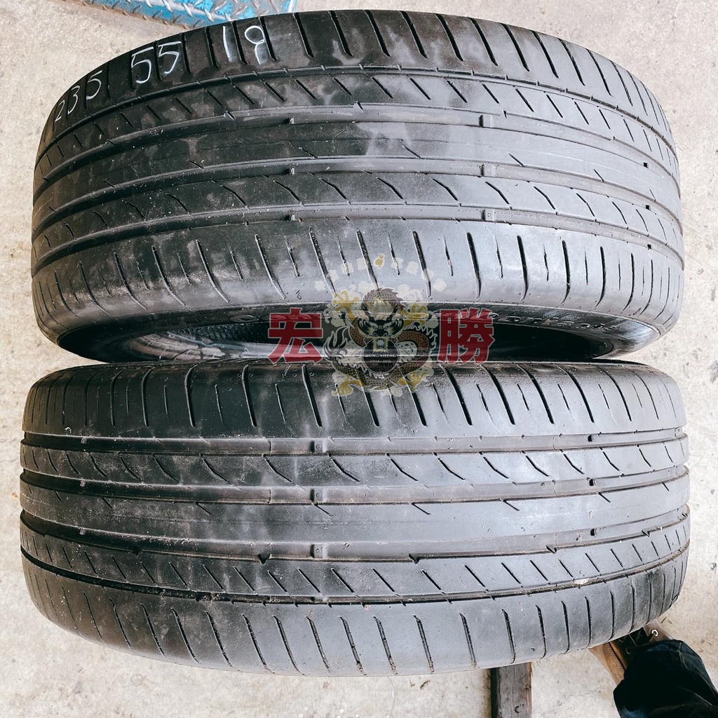 宏勝輪胎 中古胎 F863. 235 55 19 馬牌 CSC5 8成新 2條5000元 | 蝦皮購物