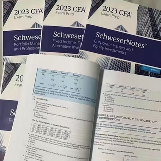 附公式表】2023年CFA一級教材Notes備考筆記SchweserNotes LeveL l CFA