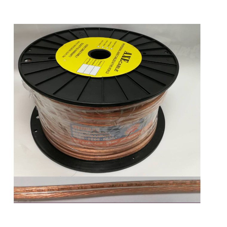 AXE CABLE LC-OFC99.997% 喇叭線SPK-450銅絲發燒1捲50m售4200元 | 蝦皮購物