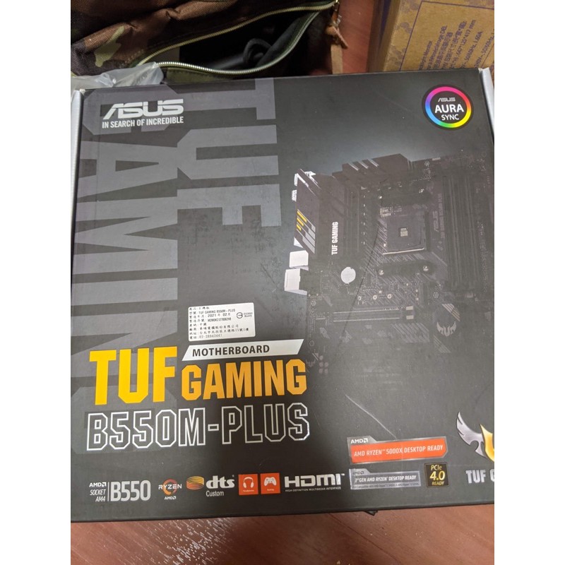 華碩 TUF GAMING B550M-PLUS AMD R5 R7 R9主機板 5600x 5800x 5900x | 蝦皮購物