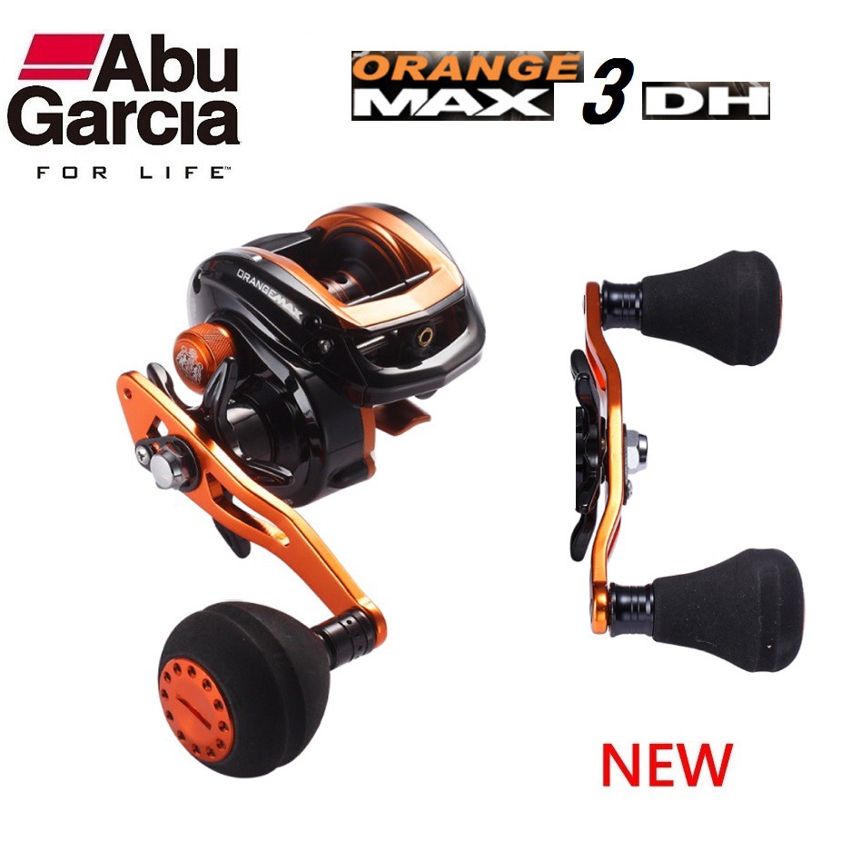 嘉嘉釣具》 Abu Garcia ORANGE MAX 3 DH 小烏龜捲線器淡海水皆可