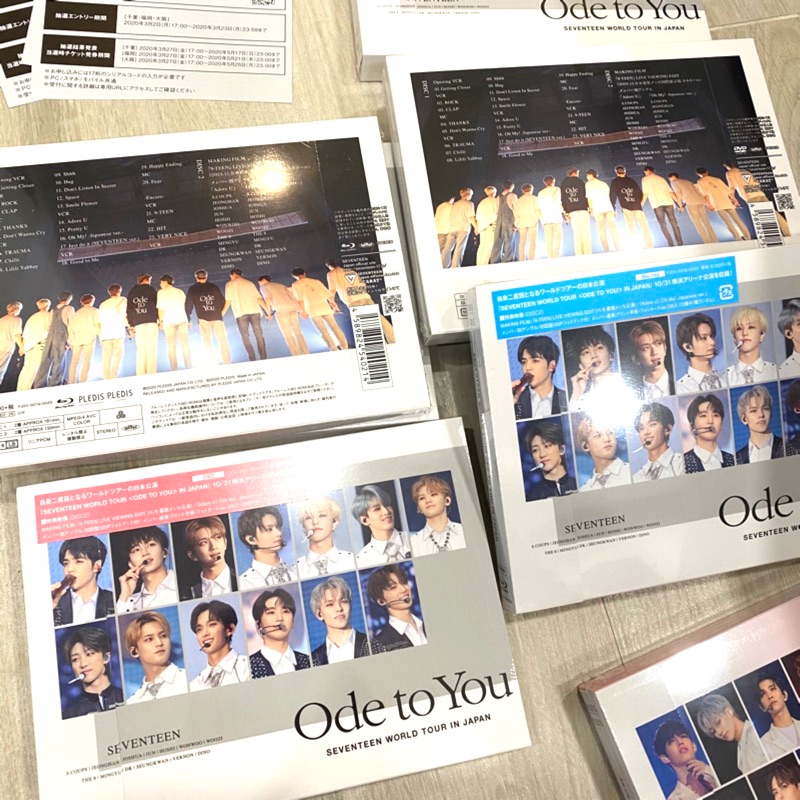 日本進口再發行🎈Seventeen World Tour Ode To You in Japan DVD 橫濱