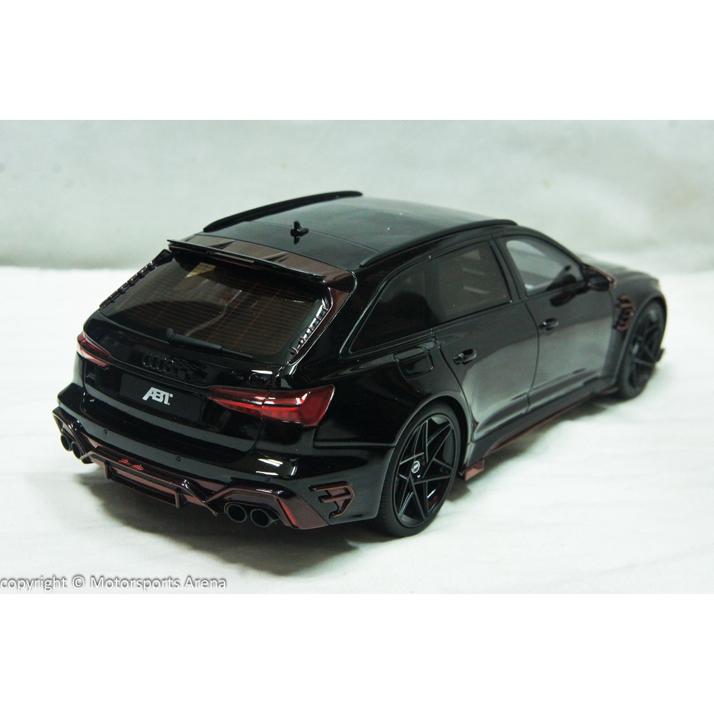 現貨特價】1:18 GT Spirit Audi RS6 Avant ABT 2021 黑色※限量樹脂