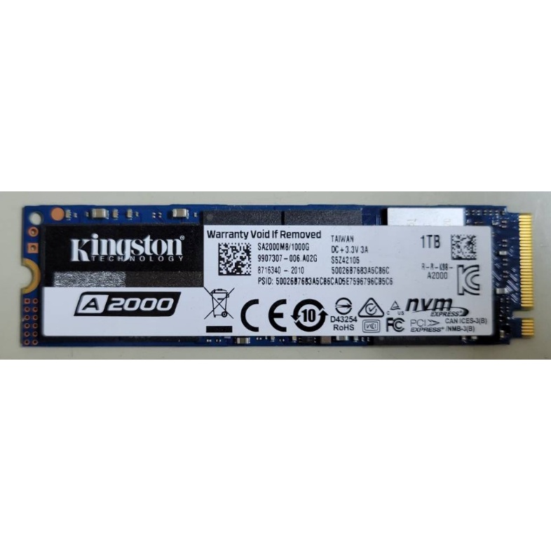 Kingston a2000 deals 1 tb