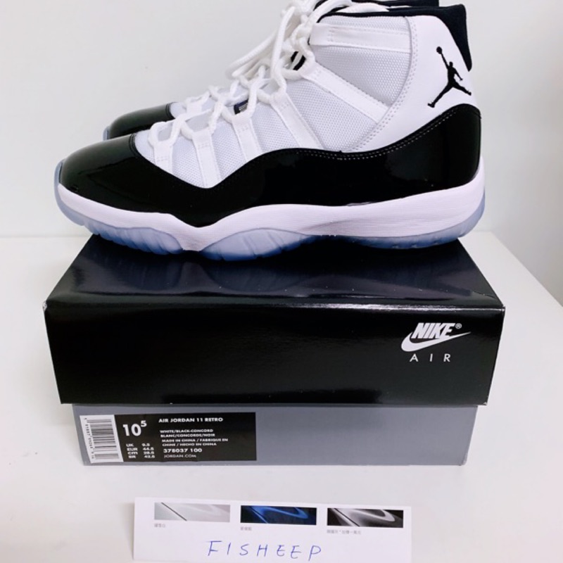 全新現貨AJ11 CONCORD Jordan 11代康扣US10 10.5 28cm 378037-100