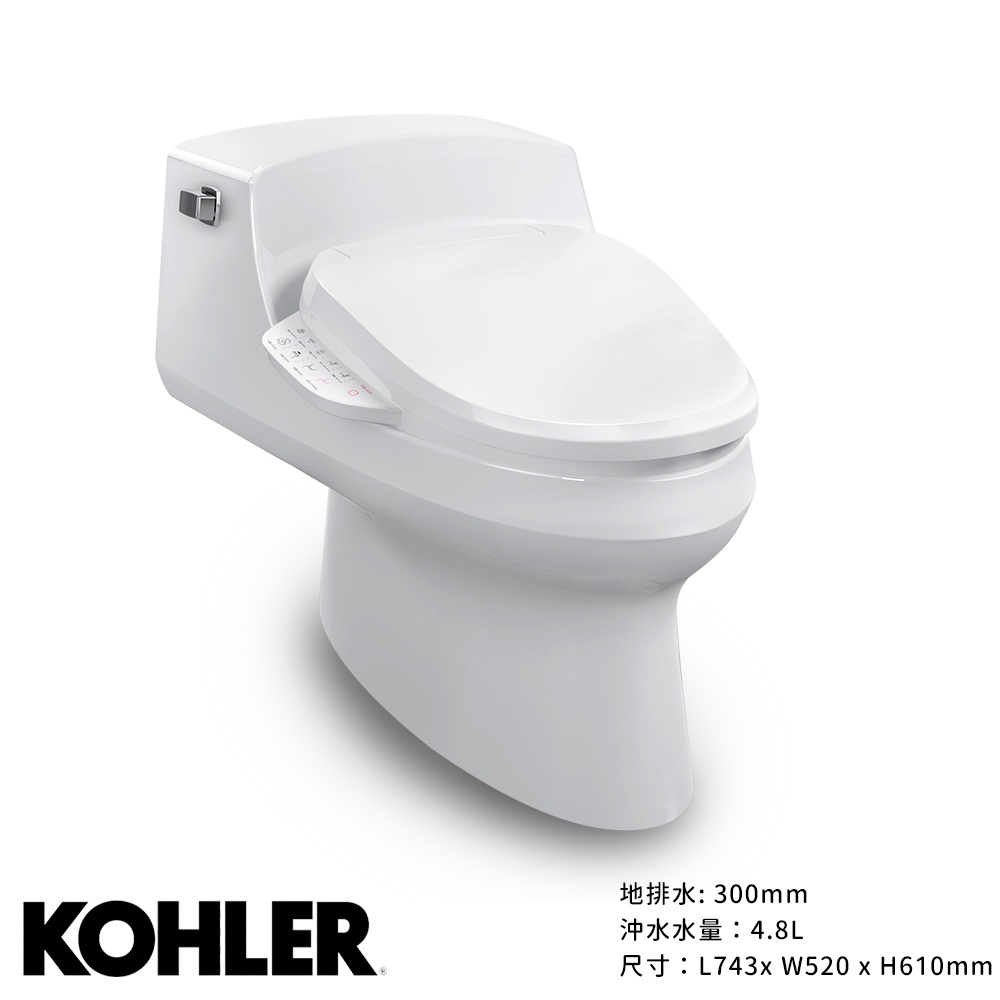 ⭐實體門市 KOHLER 美國品牌 San Raphael 3722T-HC-0+8297TW-HC-0 馬桶 電腦便座 | 蝦皮購物