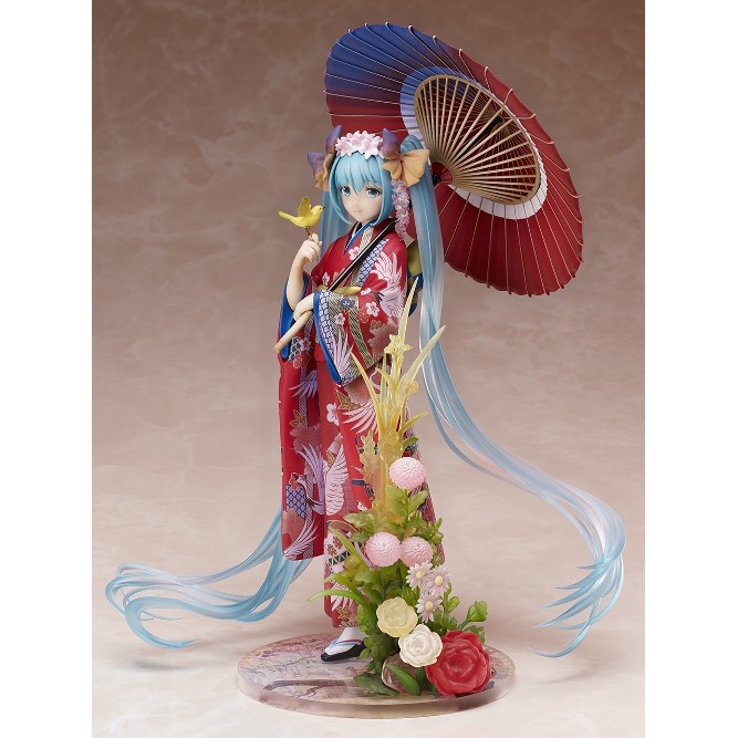 全新 絕版品 GSC Stronger 初音 MIKU 花色衣 浴衣 和服 23公分 初音ミク 1/8 完成品 模型