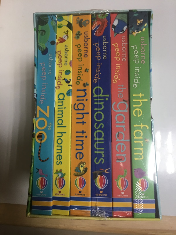usborne peep inside（全冊6本） | 蝦皮購物