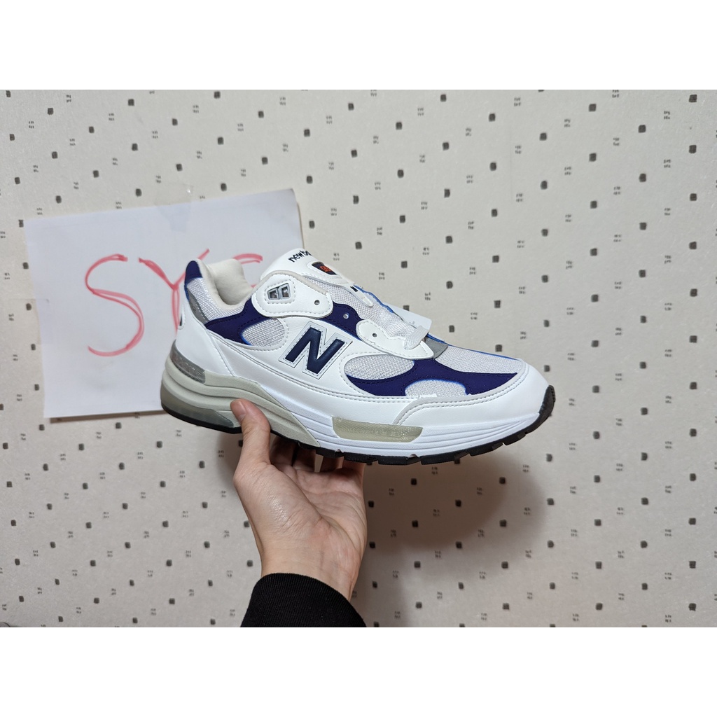 SYG New Balance 992 us6.5,9,10D 白皮藍美製M992EC 992 993 | 蝦皮購物