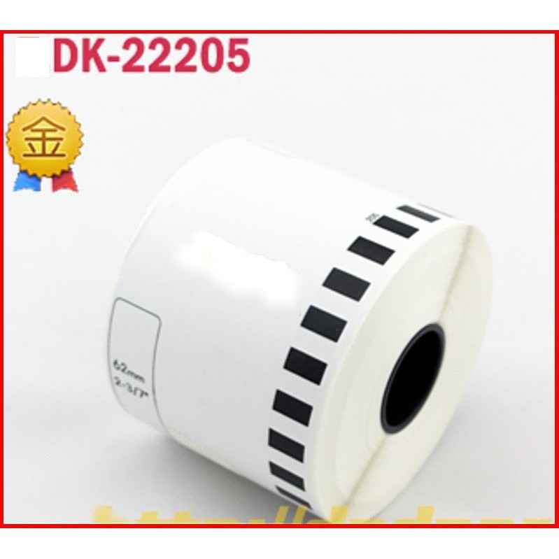 20x Kompatible Etiketten Für Brother DK22205 – 62 Mm Versandetiketten Für P-Touch P-Touch Adressetiketten 62 Mm