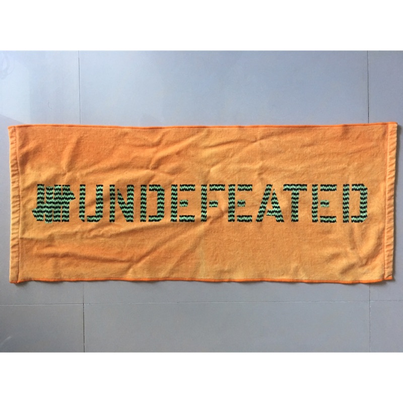 全新 azx adidas x undefeated 聯名 海灘毛巾 經典橘 超限量 毛巾 厚 | 蝦皮購物
