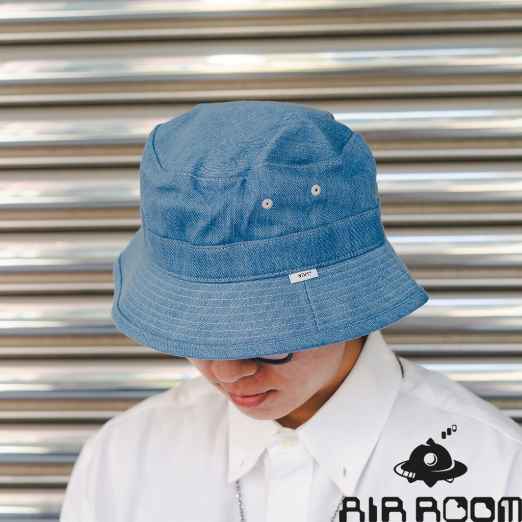 WTAPS Hat.Cap BUCKET 01 / HAT / COTTON. DENIM. SIGN