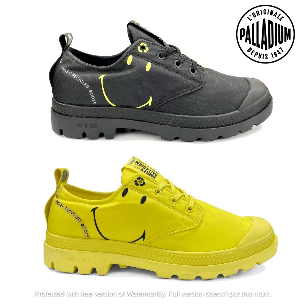 Botas Palladium Pampa Hi Smiley Be Kind 77079-736-M Amarillo | Zapatos.es