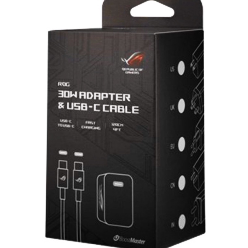 現貨 原廠公司貨 華碩 Asus Rog Phone 30w 快速充電組 Apwu002充電器過熱保護 蝦皮購物 0944