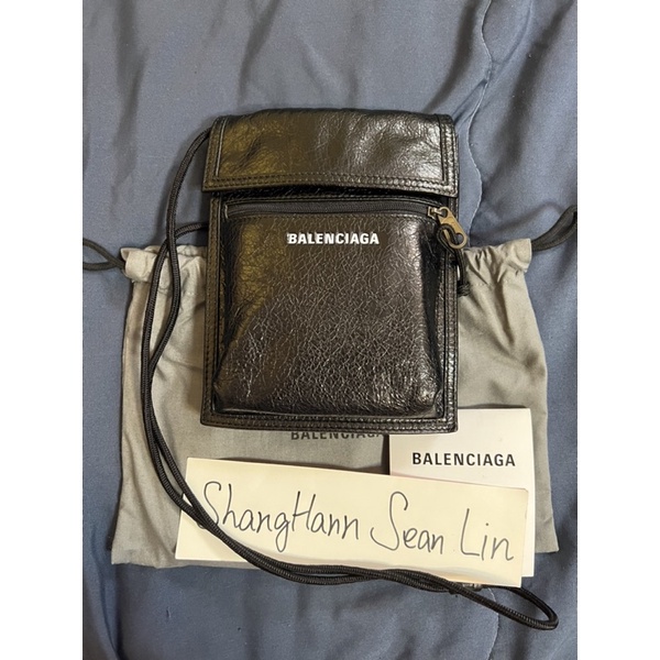 Balenciaga EXPLORER SMALL POUCH WITH STRAP