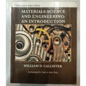 Materials Science And Engineering: An Introduction，第七版 | 蝦皮購物